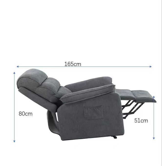 כורסת קימה חשמלית COMFY EASY LIFT צבע אפור כהה מתצוגה ועודפים