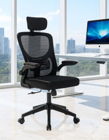 כסא מנהלים עם ידיות מתכווננות ומשענת ראש דגם XP-32 צבע שחור במכירה מוקדמת 21 ימי עסקים my-office