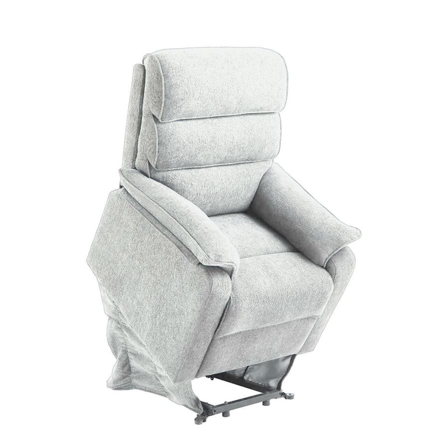 כורסת קימה חשמלית COMFY EASY LIFT צבע אפור בהיר מתצוגה ועודפים