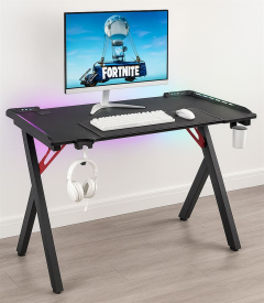 שולחן גיימינג מקצועי עם תאורה דגם Samurai במכירה מוקדמת 21 ימי עסקים my-office