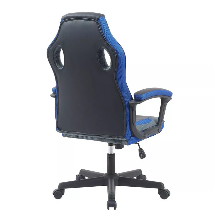 כסא גיימינג דגם Gamer צבע שחור כחול מתצוגה ועודפים