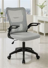 כסא מחשב עם ידיות מתכווננות דגם XP-12 צבע שחור מתצוגה ***מורכב לאיסוף עצמי בלבד my-office