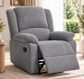 כורסת טלוויזיה ריקליינר דגם COMFORT צבע אפור כהה מתצוגה ועודפים my-office