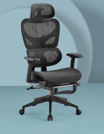 כסא מנהלים עם הדום נשלף וידיות מתכווננות דגם XP-20 מתצוגה ועודפים my-office
