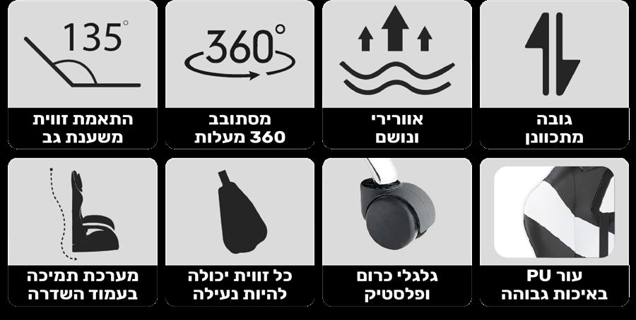 מבצע! כסא גיימינג עם בסיס מתכת וגב גבוה דגם PRO3 צבע אדום