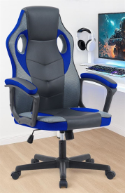 כסא גיימינג במכירה מוקדמת 21 ימי עסקים דגם Gamer צבע שחור כחול my-office