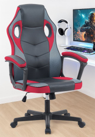 כסא גיימינג במכירה מוקדמת 21 ימי עסקים דגם Gamer צבע שחור אדום my-office